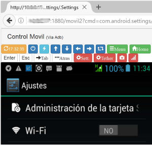 Control Remoto Movil Android (adb)